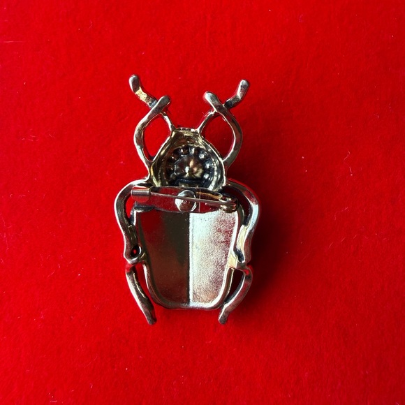 Anthropologie Silver and Iridescent Brooch - Picture 2 of 3